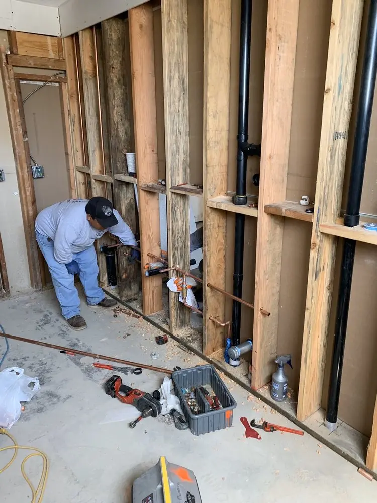 Commercial rough-in plumbing for Gas Line Repair in Vista Grande